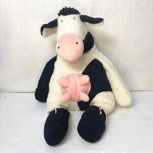 Vintage Manhattan Toy Tip Toes Clara Cow 16” Beanie Plush Toy Decor 2001